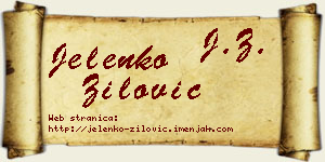 Jelenko Žilović vizit kartica
